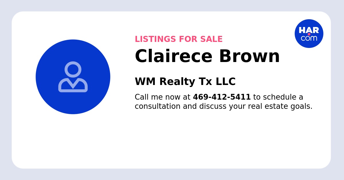 Clairece Brown Listings for Sale