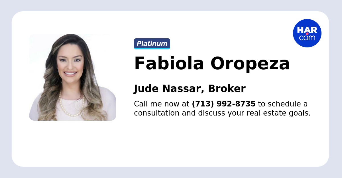 About Fabiola Oropeza - HAR.com