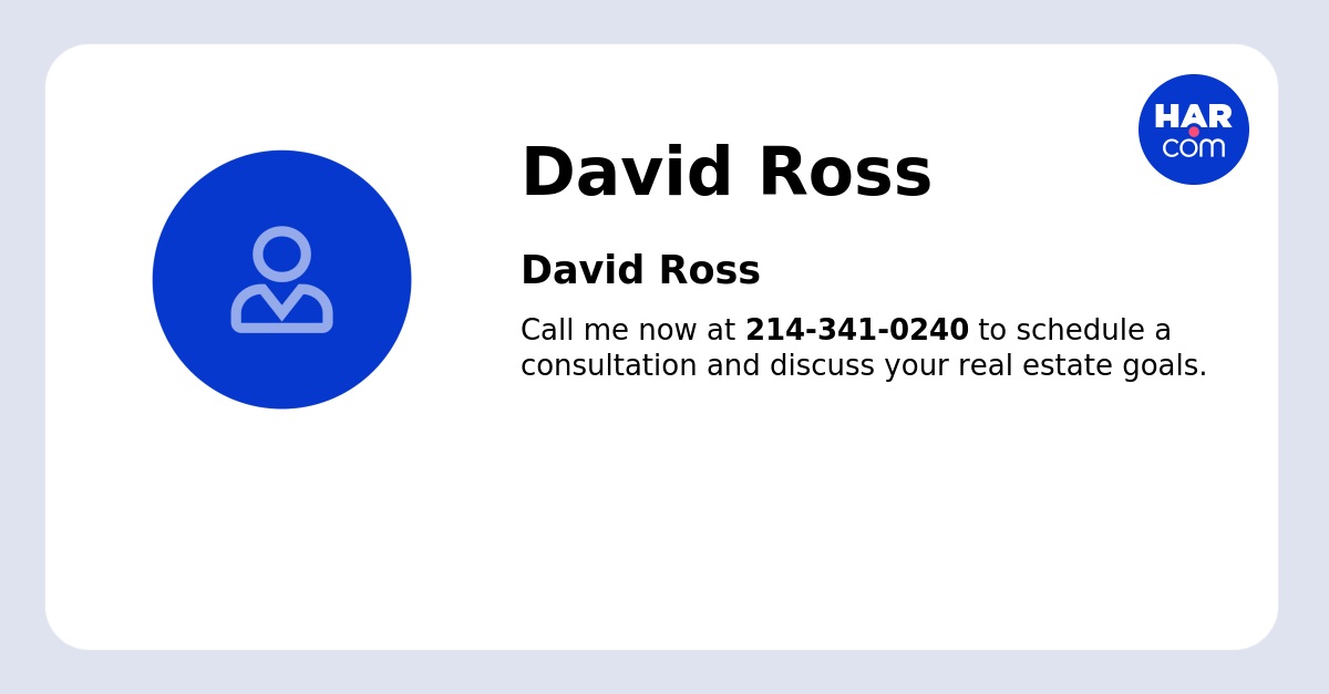 David Ross email address & phone number