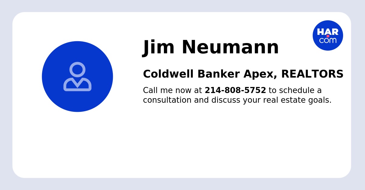 Jim Neumann - Coldwell Banker Apex Realtor