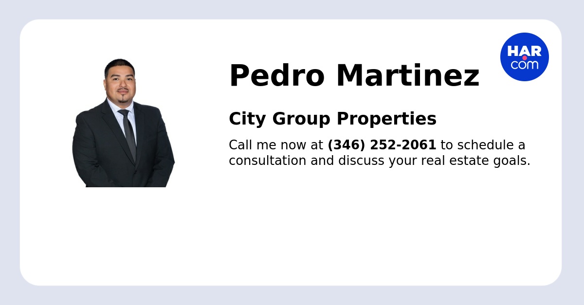 Pedro Martinez @ Xecutive Realtors