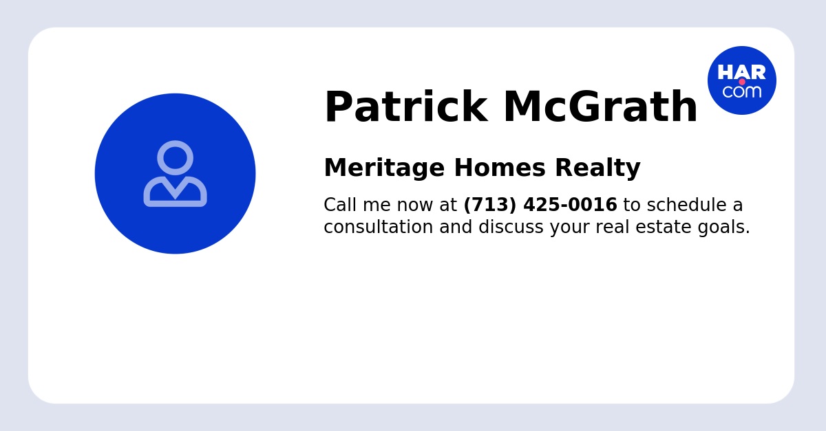 Patrick McGrath: Realtor in the State of Texas