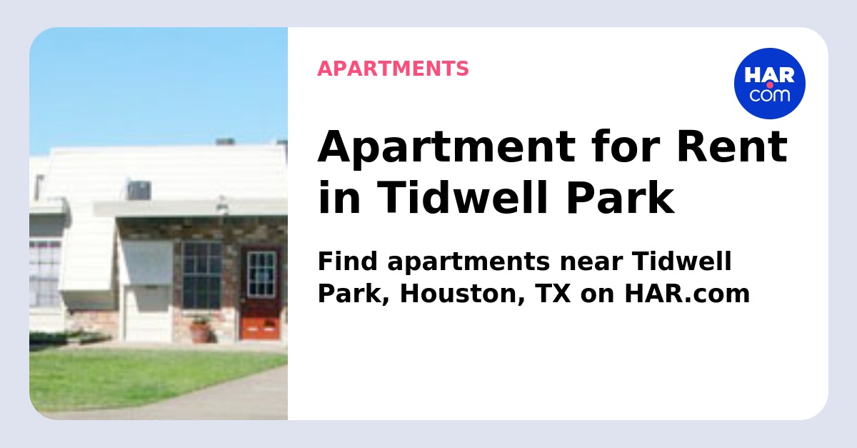 Tidwell Park - Apartments at 9400 Bauman Rd Houston, TX