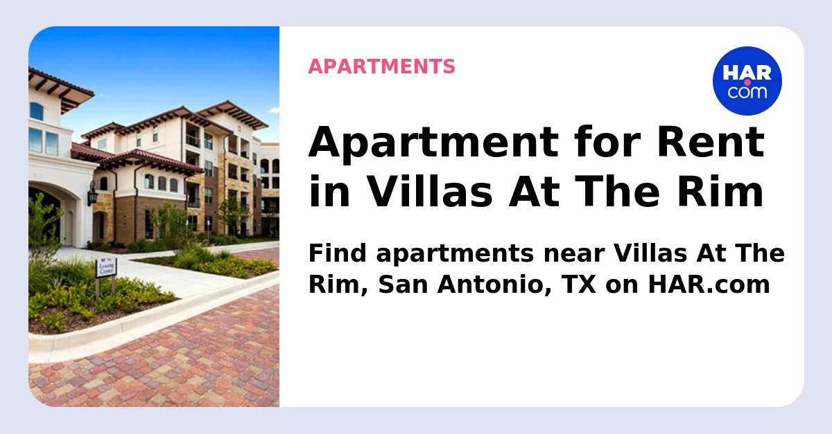 Villas At The Rim, San Antonio, TX 