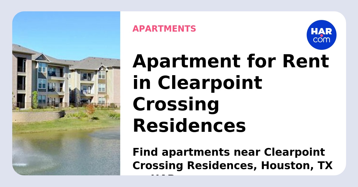 Clearpoint Crossing Residences, Houston, TX 