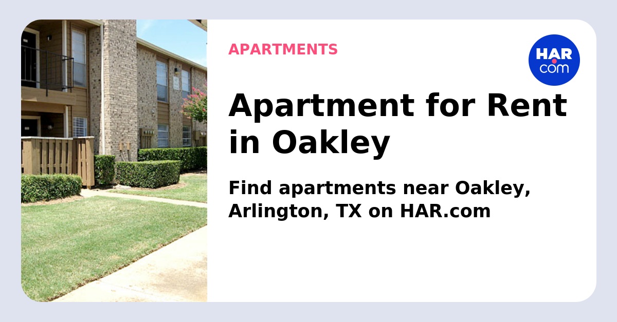 Oakley, Arlington, TX 
