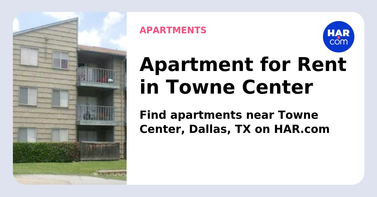 Towne Center - 8620 Park Ln, Dallas, TX Apartments for Rent