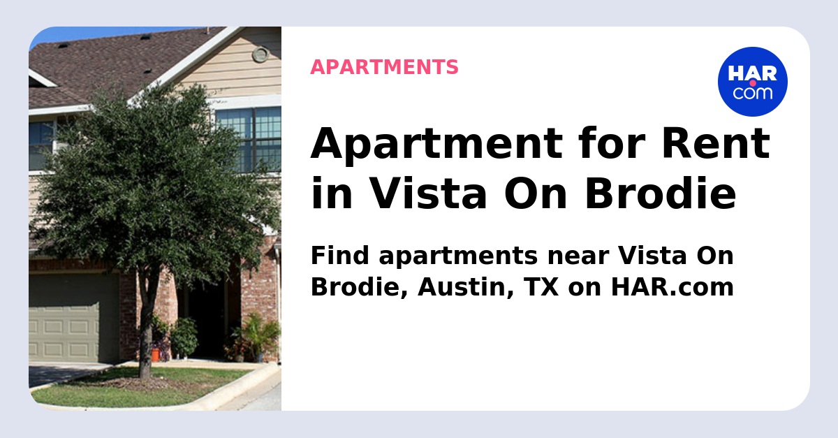 Vista On Brodie Austin TX HAR