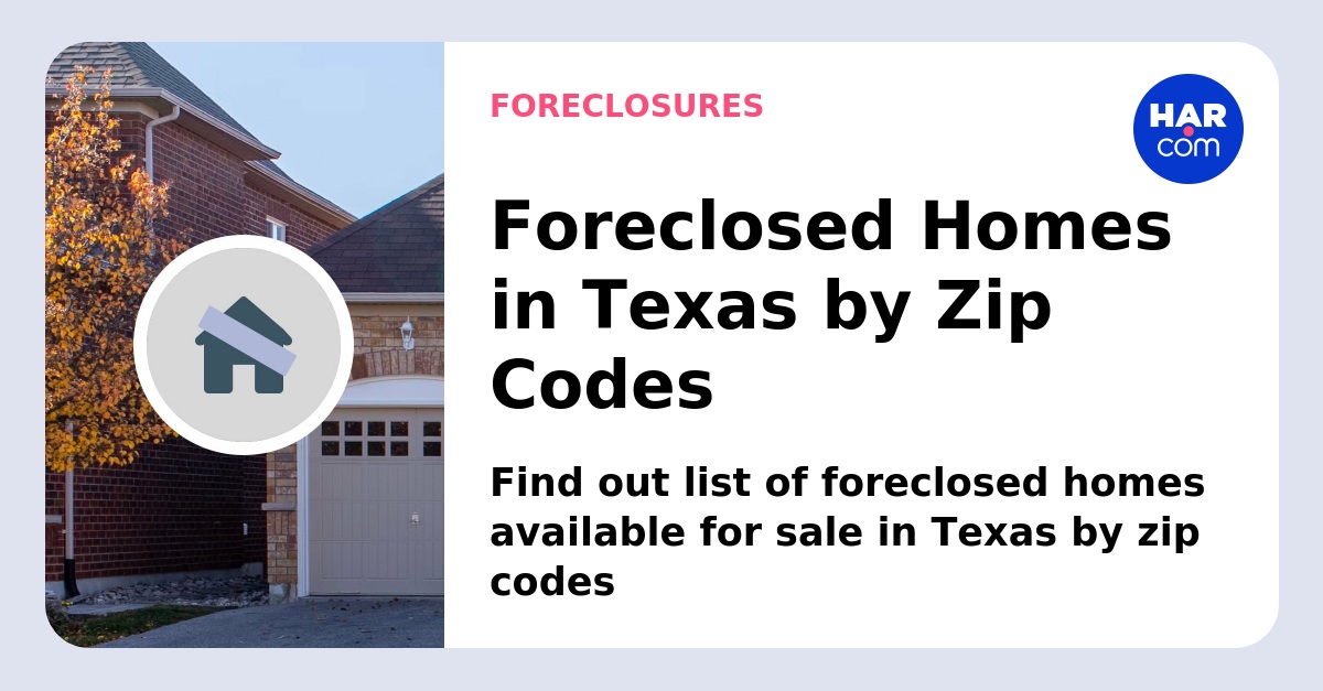 Foreclosed Homes For By Zip Code