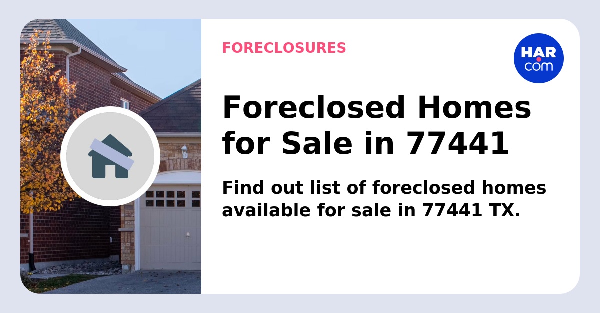 77441 foreclosed homes for sale