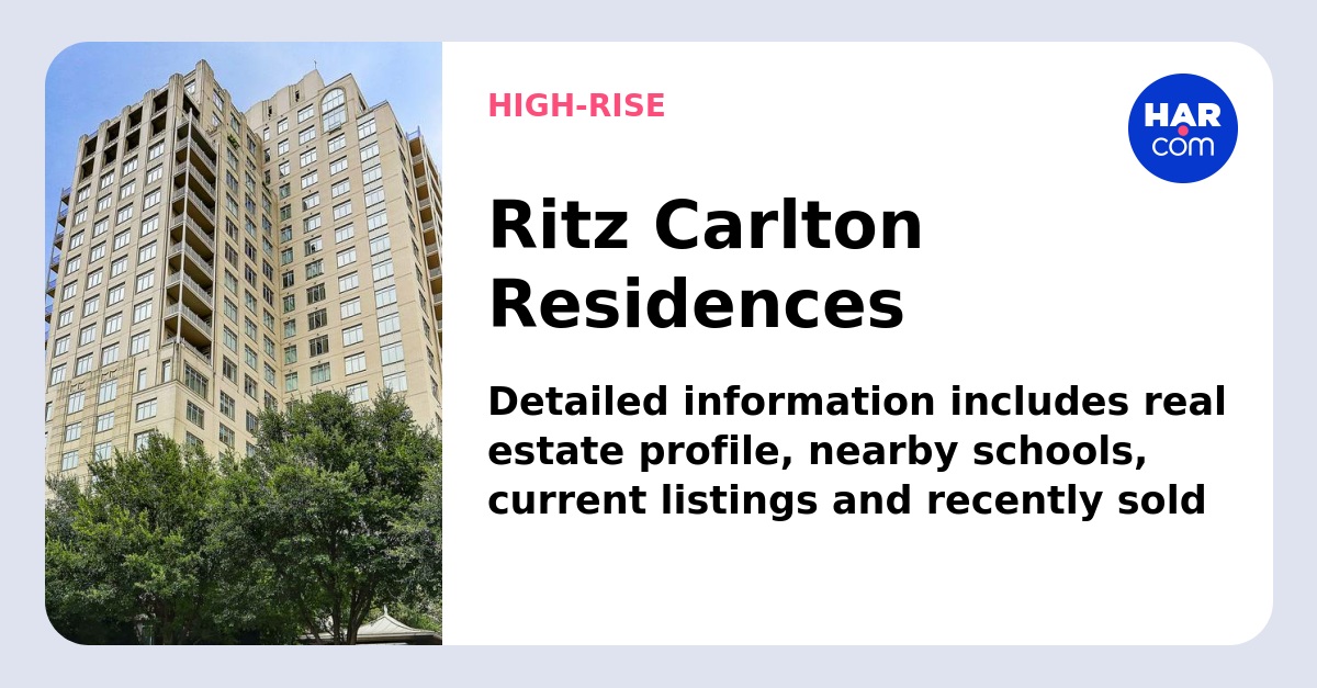 Ritz Carlton Residencies coming to the Woodlands : r/thewoodlands