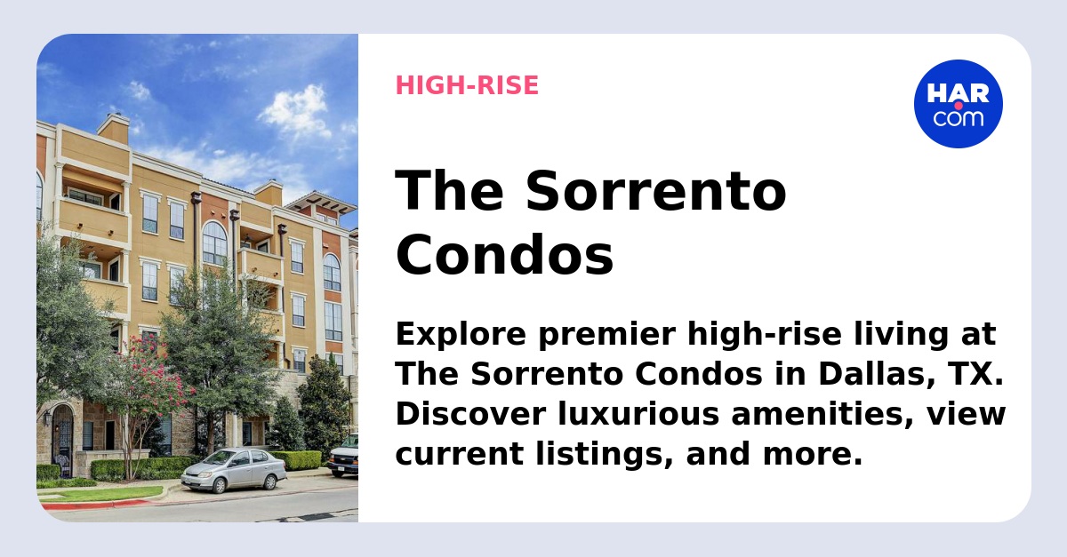 The Sorrento Condos Dallas, TX