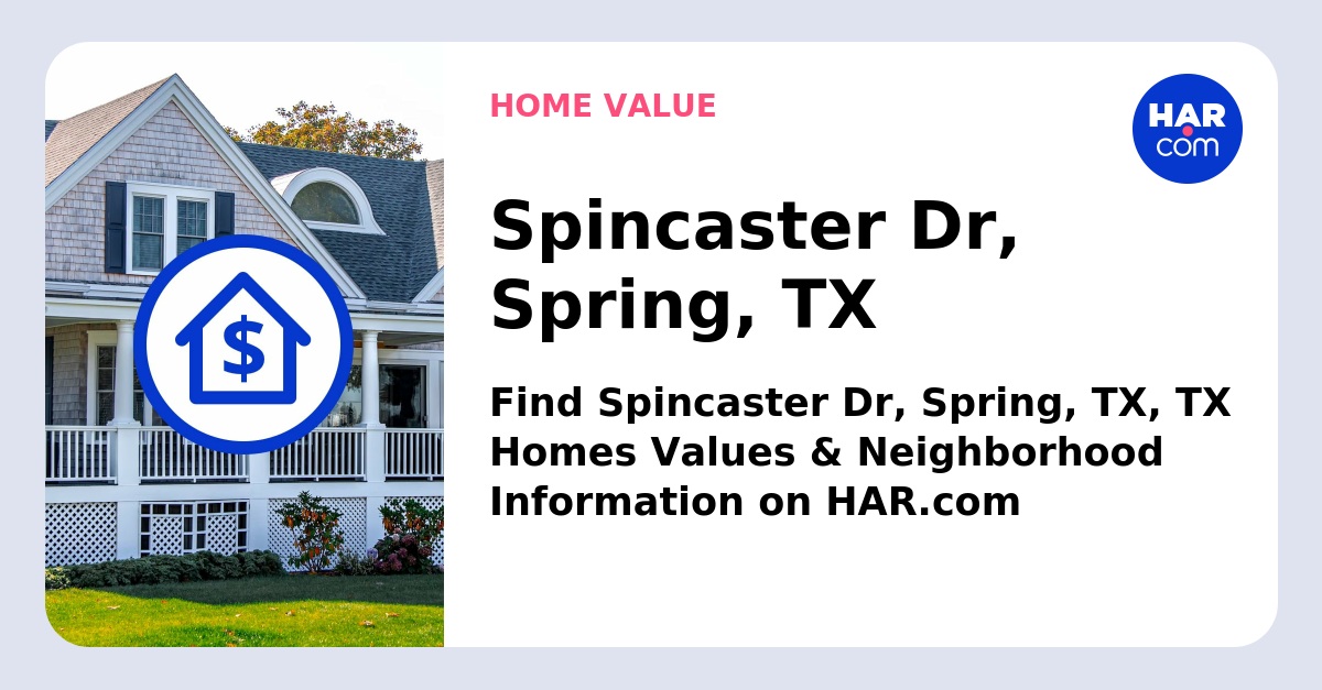Spincaster Dr, Spring, TX 