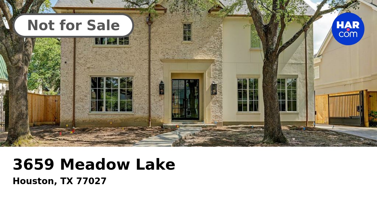 3659 Meadow Lake, HOUSTON, TX 77027