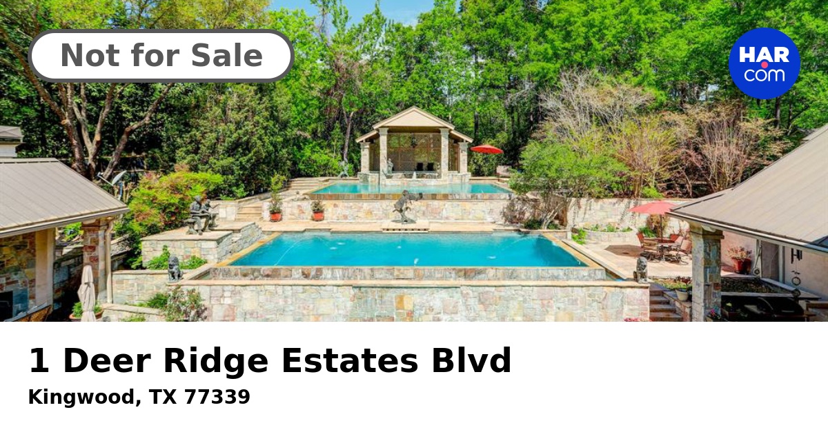 1 Deer Ridge Estates Blvd, KINGWOOD, TX 77339