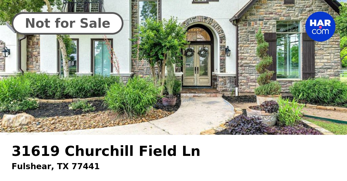 31619 Churchill Field Ln, FULSHEAR, TX 77441