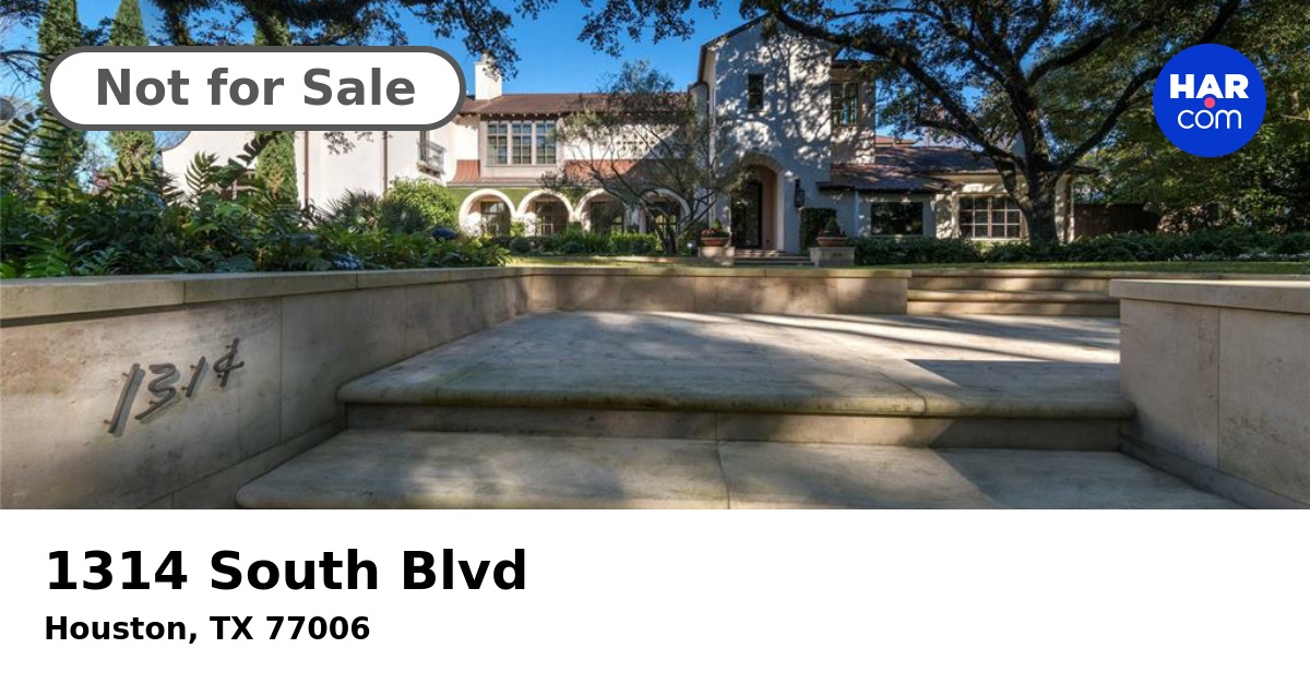 1314 South Blvd, HOUSTON, TX 77006