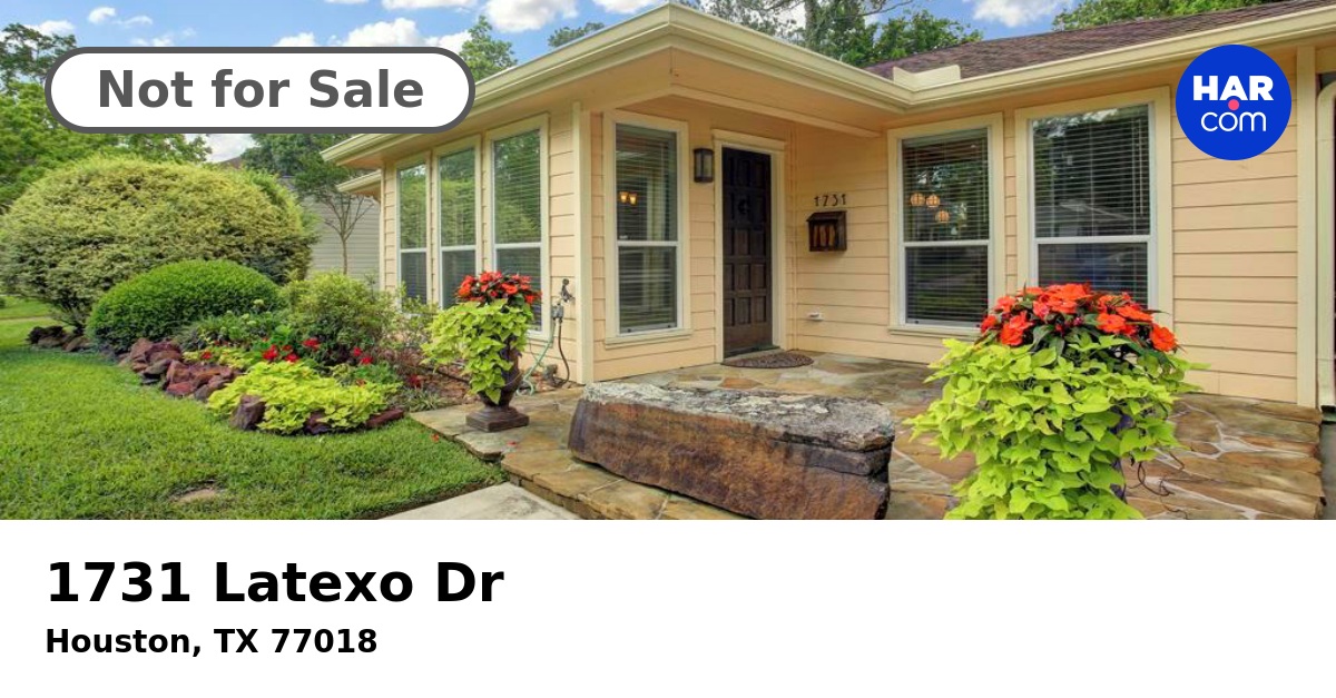 1731 Latexo Dr, HOUSTON, TX 77018