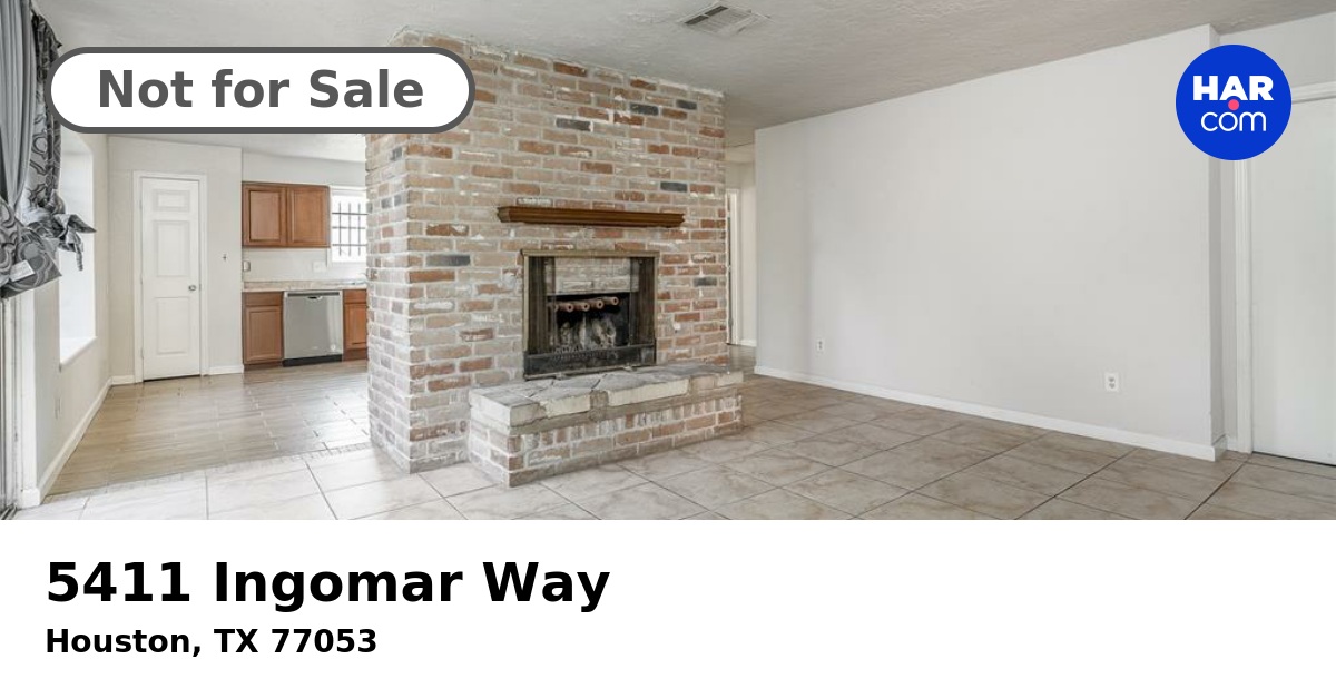 5411 Ingomar Way, HOUSTON, TX 77053