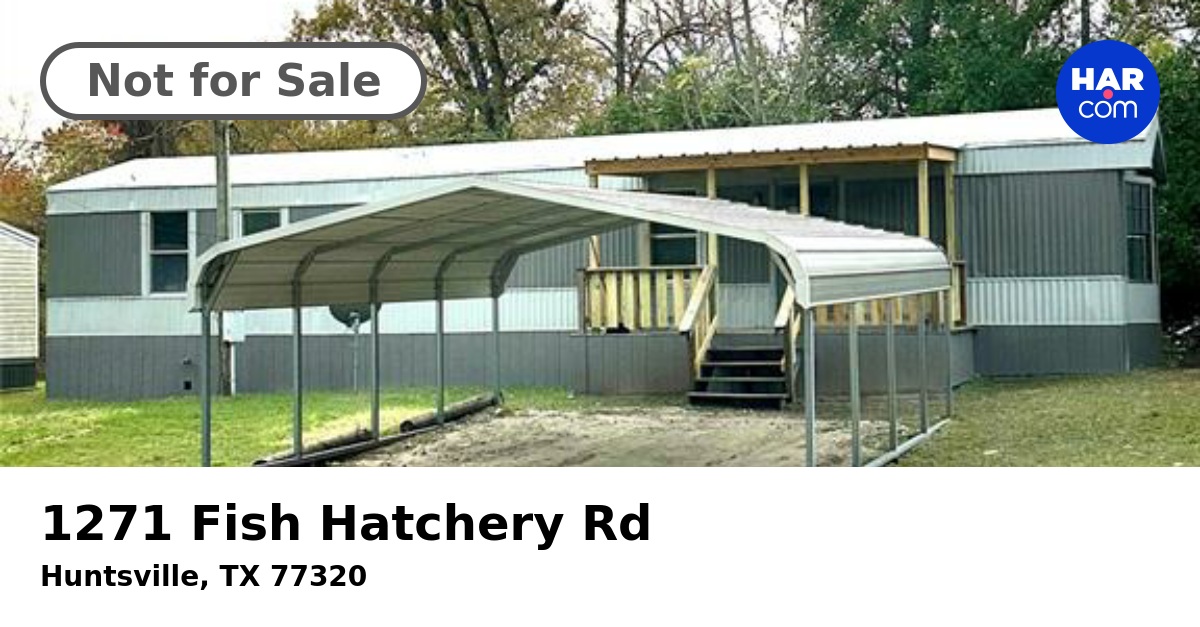 1271 Fish Hatchery Rd, HUNTSVILLE, TX 77320