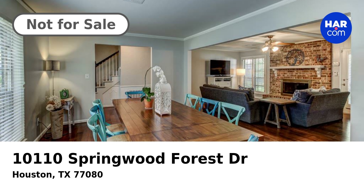 10110 Springwood Forest Dr, HOUSTON, TX 77080