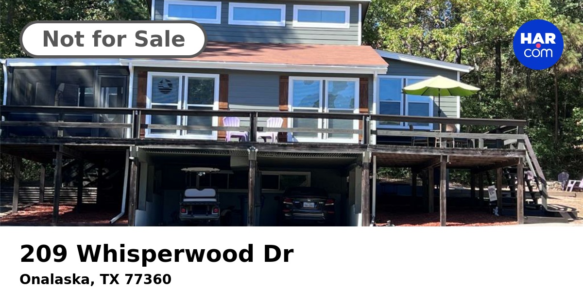 209 Whisperwood Dr, ONALASKA, TX 77360