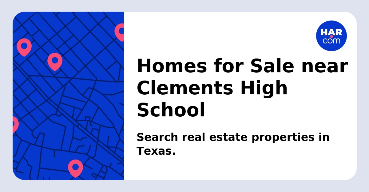 Homes for Sale near Clements High School