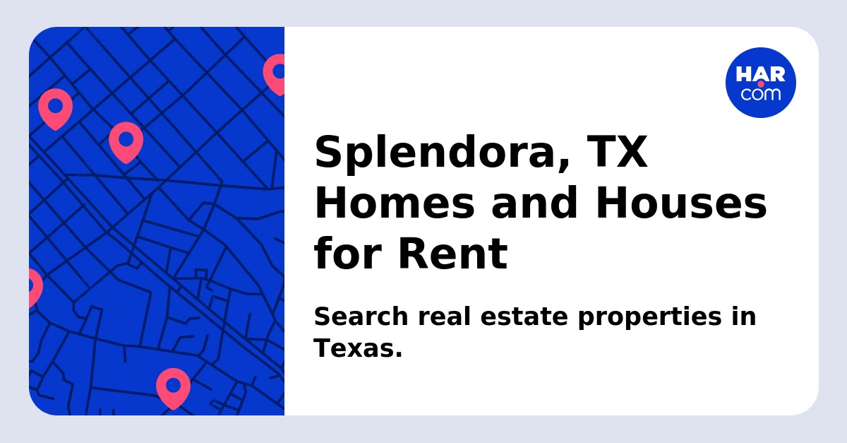 Splendora, TX Homes and Houses for Rent