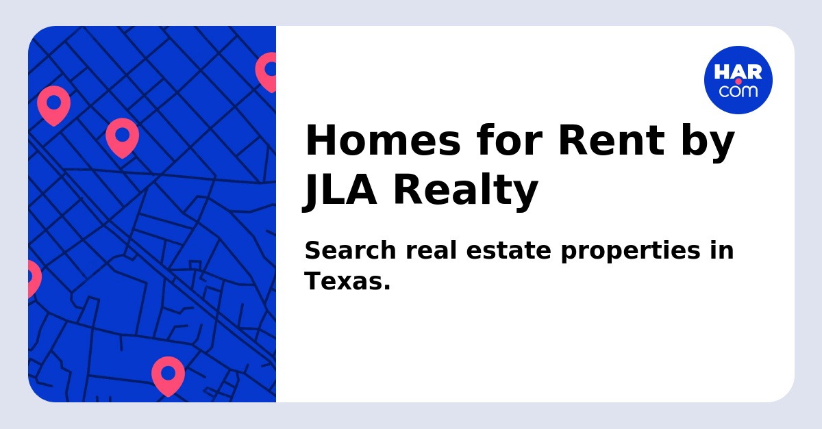 Homes for Rent by JLA Realty HAR