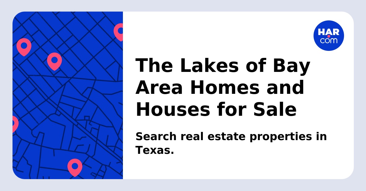 The Lakes of Bay Area Homes and Houses for Sale