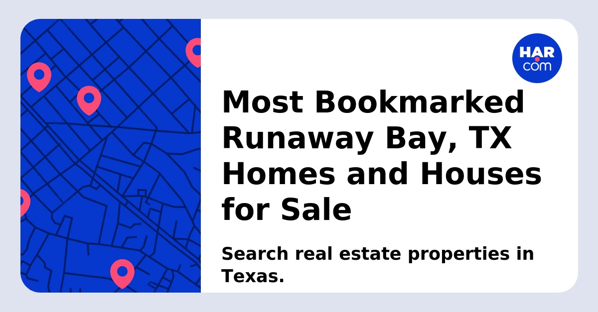 Waterfront Runaway Bay, TX Homes and Houses for Sale