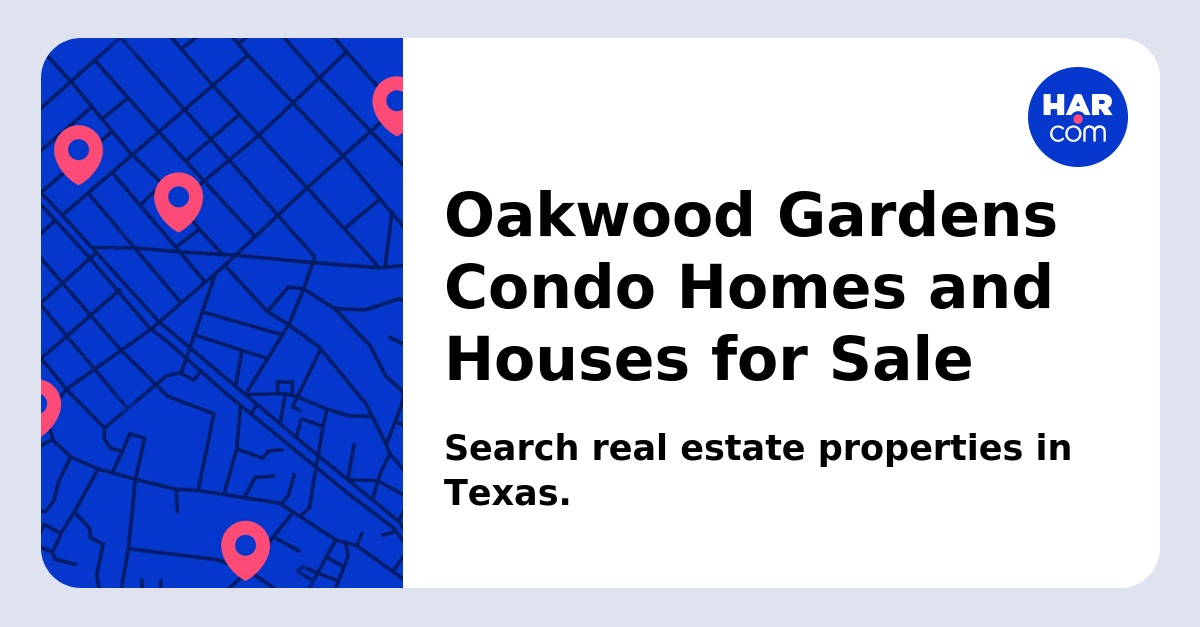 Oakwood Gardens Condo Homes and Houses for Sale