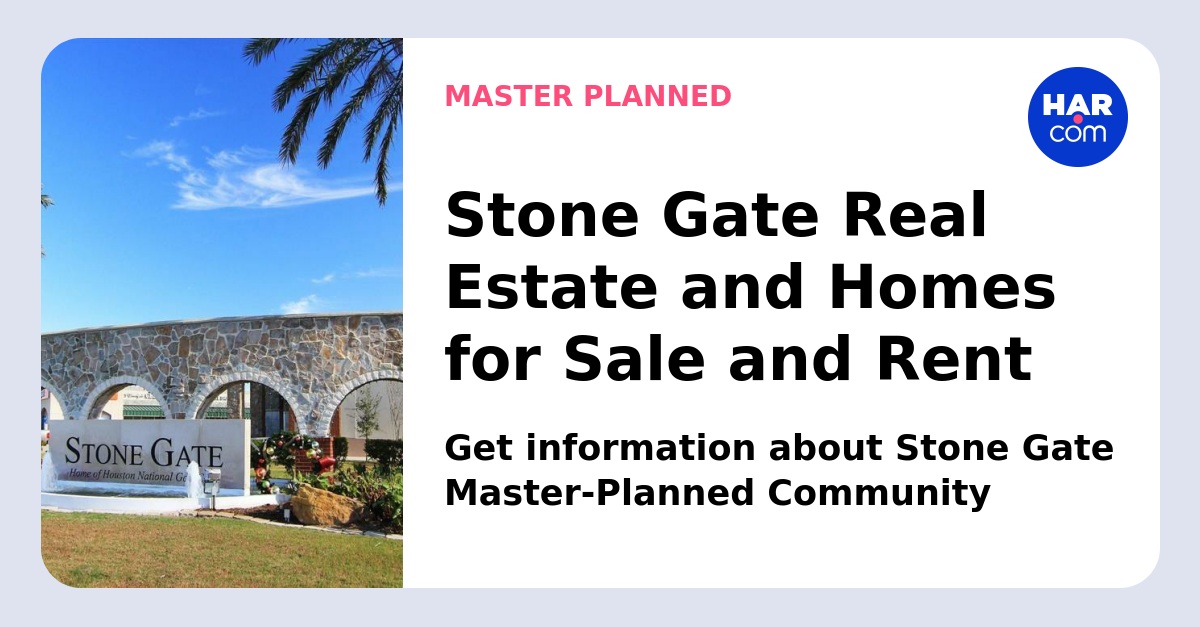 Stone Gate Real Estate and Homes For Sale