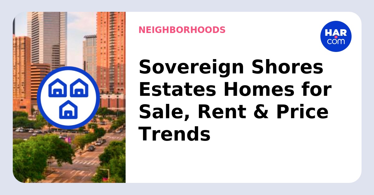 Homes Sovereign Shores Estates