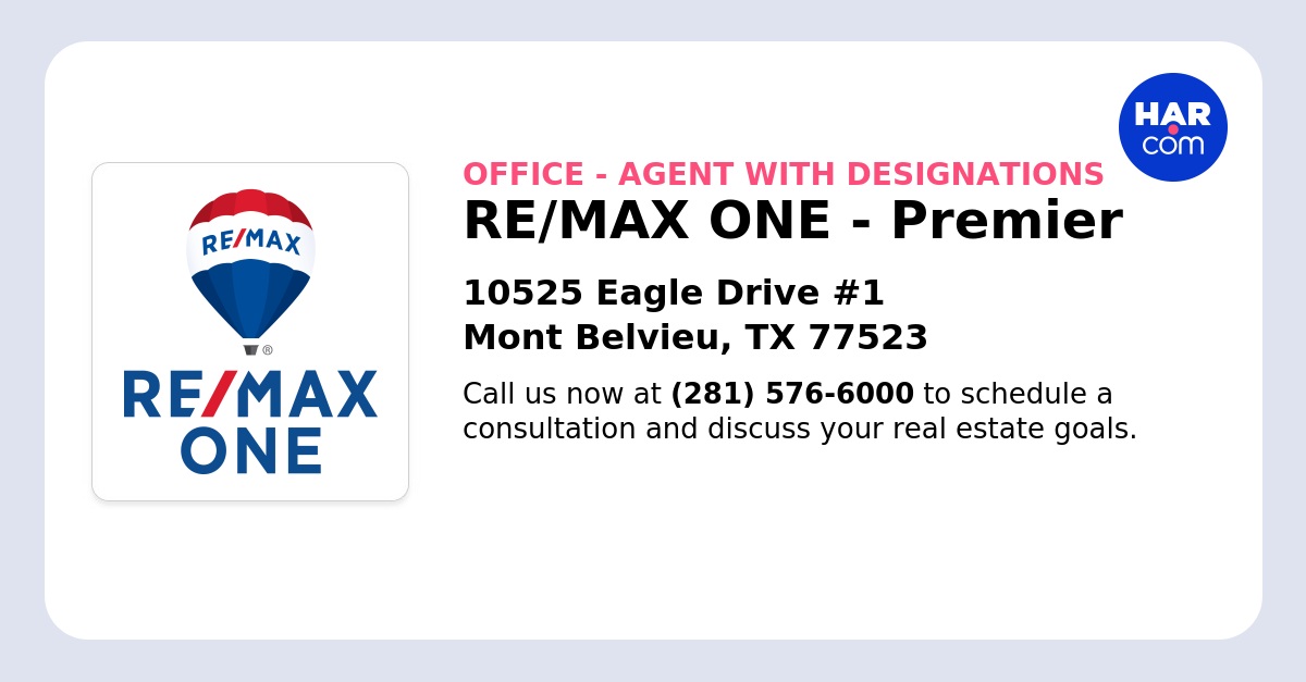 CRENCertified Real Estate Negotiator RE/MAX ONE Premier