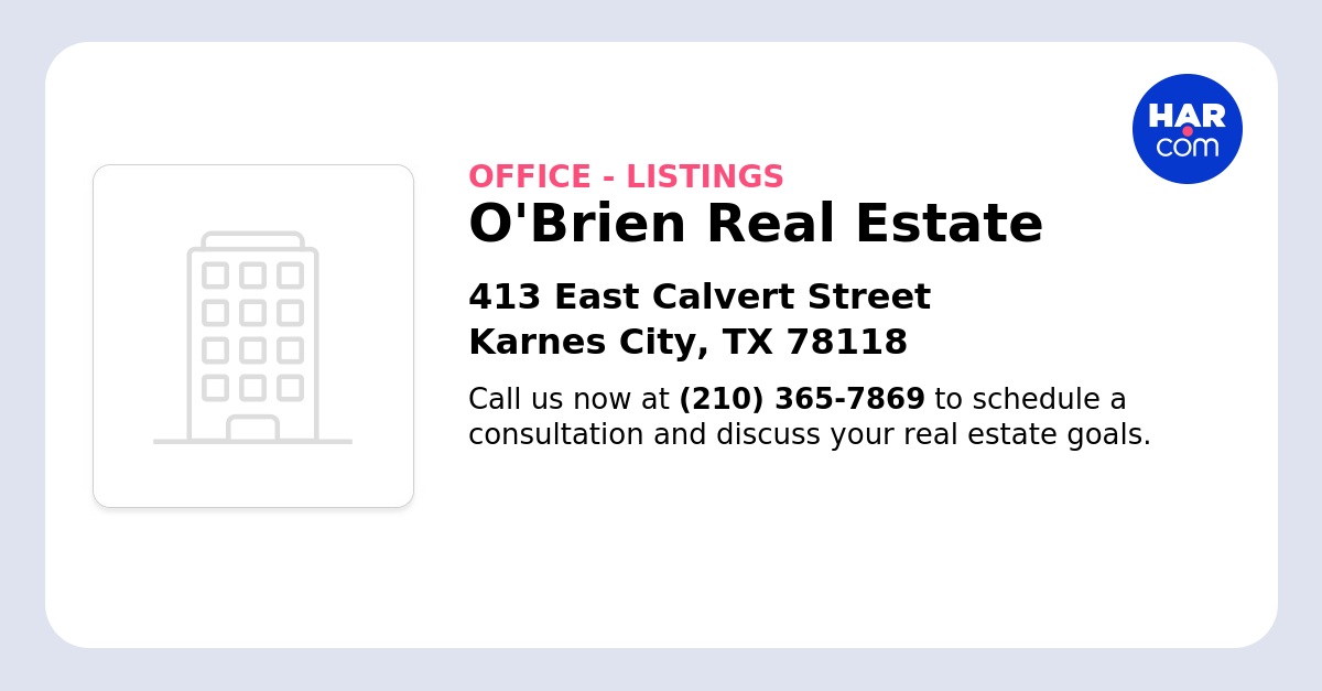 O'Brien Real Estate Listings