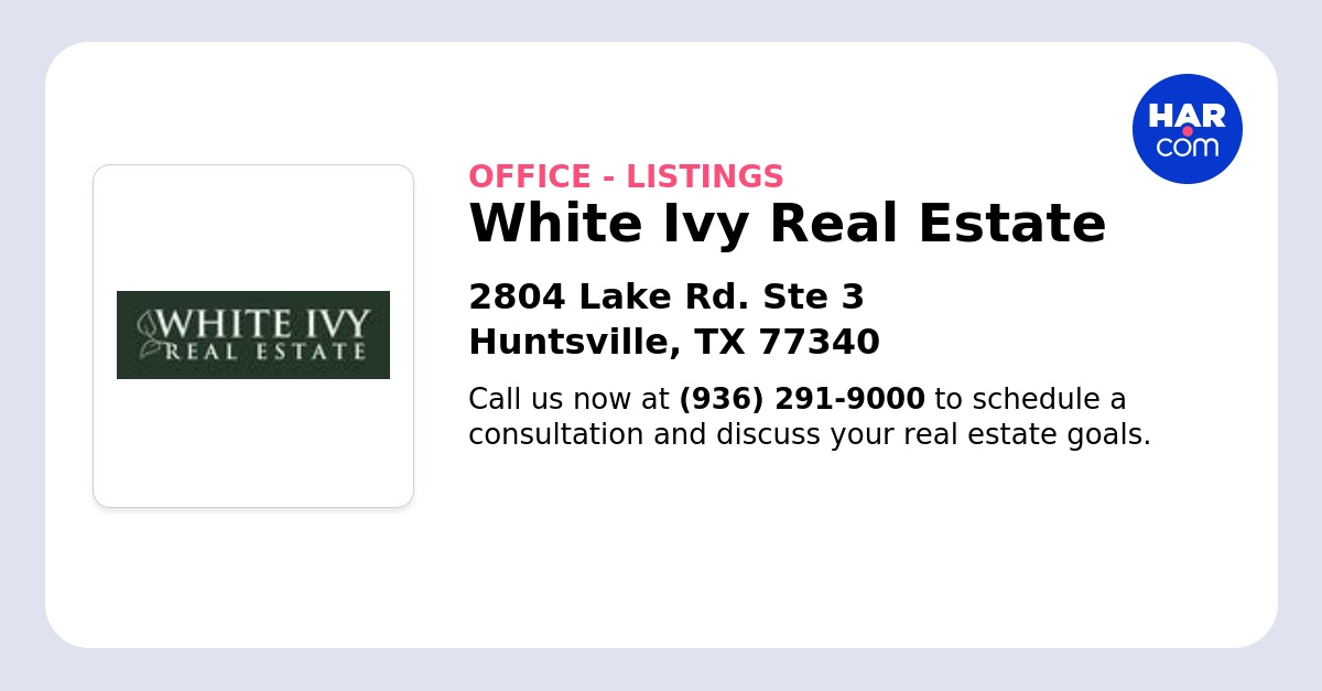 White Ivy Real Estate Listings