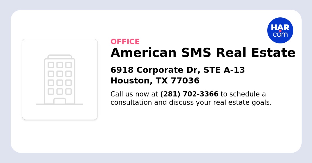 American SMS Real Estate - HAR.com