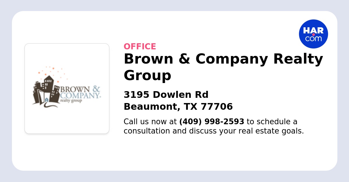 Brown Company Realty Group HAR