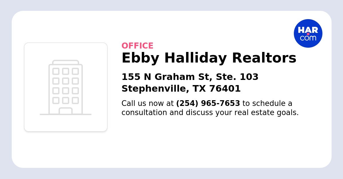 Shawn Stone - Ebby Halliday Realtors, Stephenville