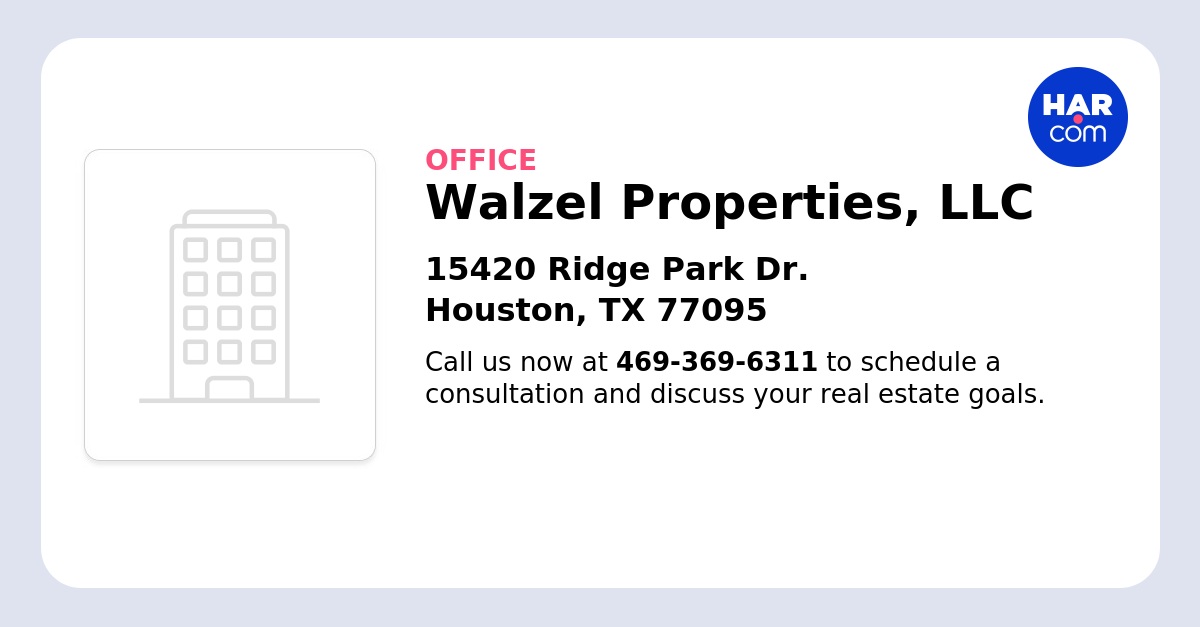 The Woodlands Texas, Walzel Properties, LLC