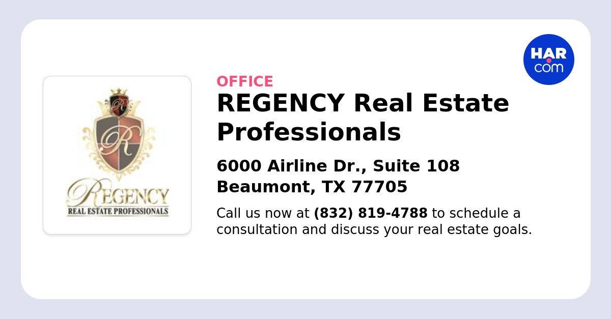 REGENCY Real Estate Professionals HAR