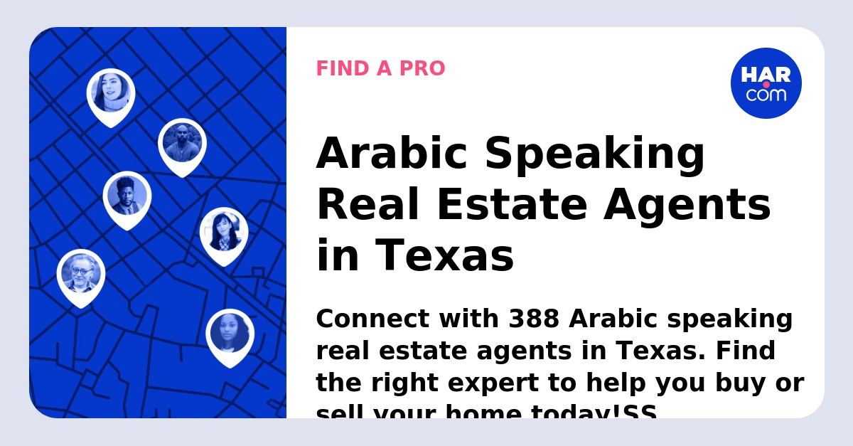 Arabic Speaking Texas Real Estate Agents