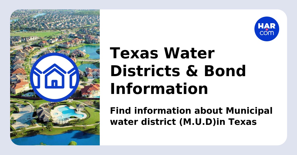 Texas Water Districts and M.U.D. Information