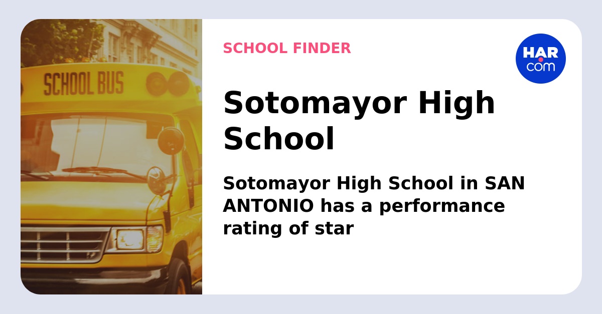 Sotomayor High School  Northside Independent School District