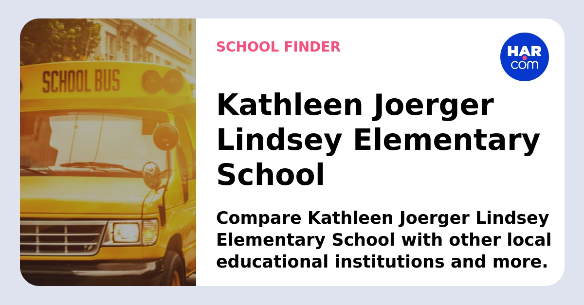 Kathleen Joerger Lindsey Elementary School