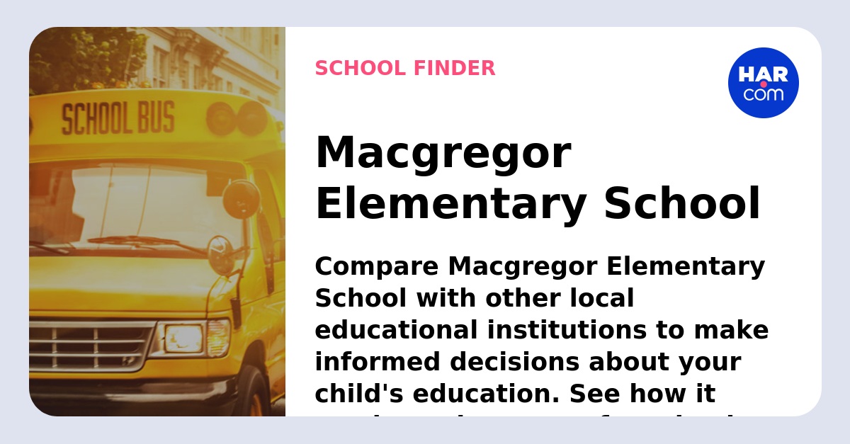 Macgregor Elementary School