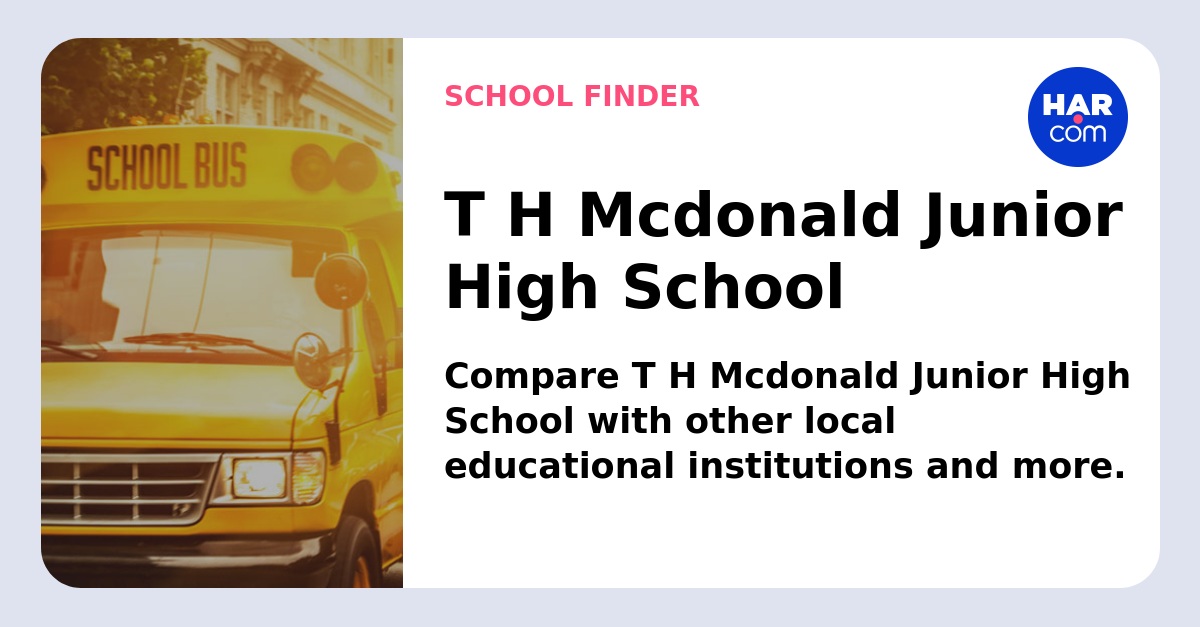 T H Mcdonald Junior High School