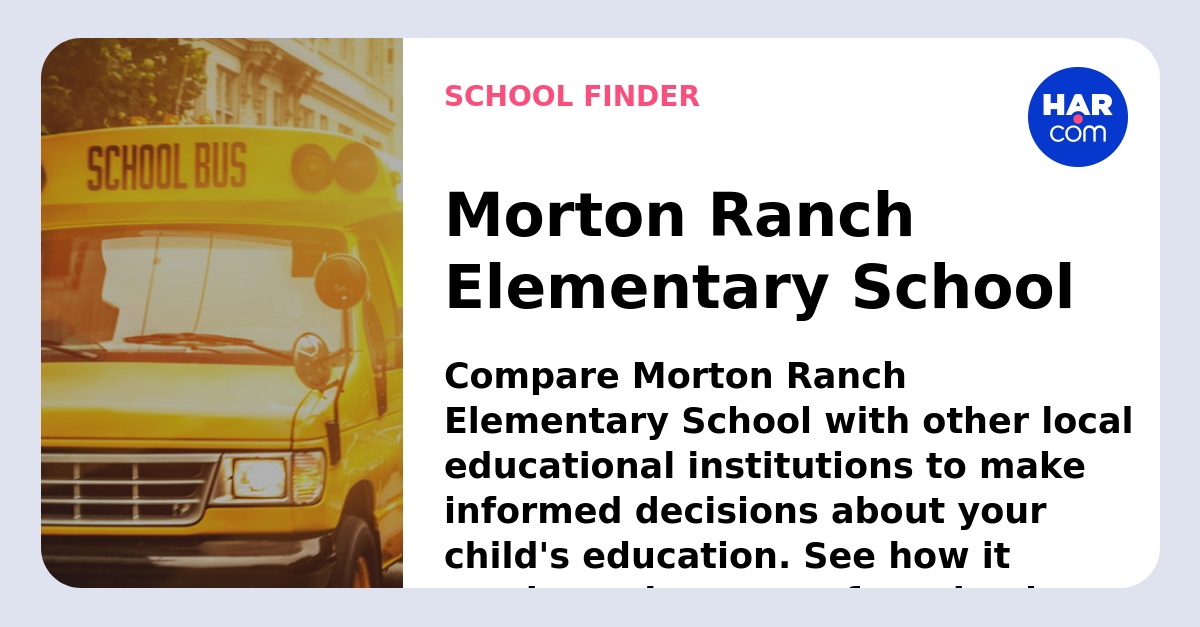 Morton Ranch Elementary School