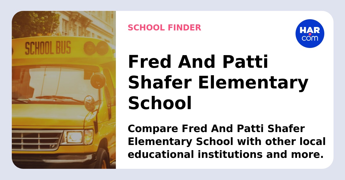 Fred And Patti Shafer Elementary School